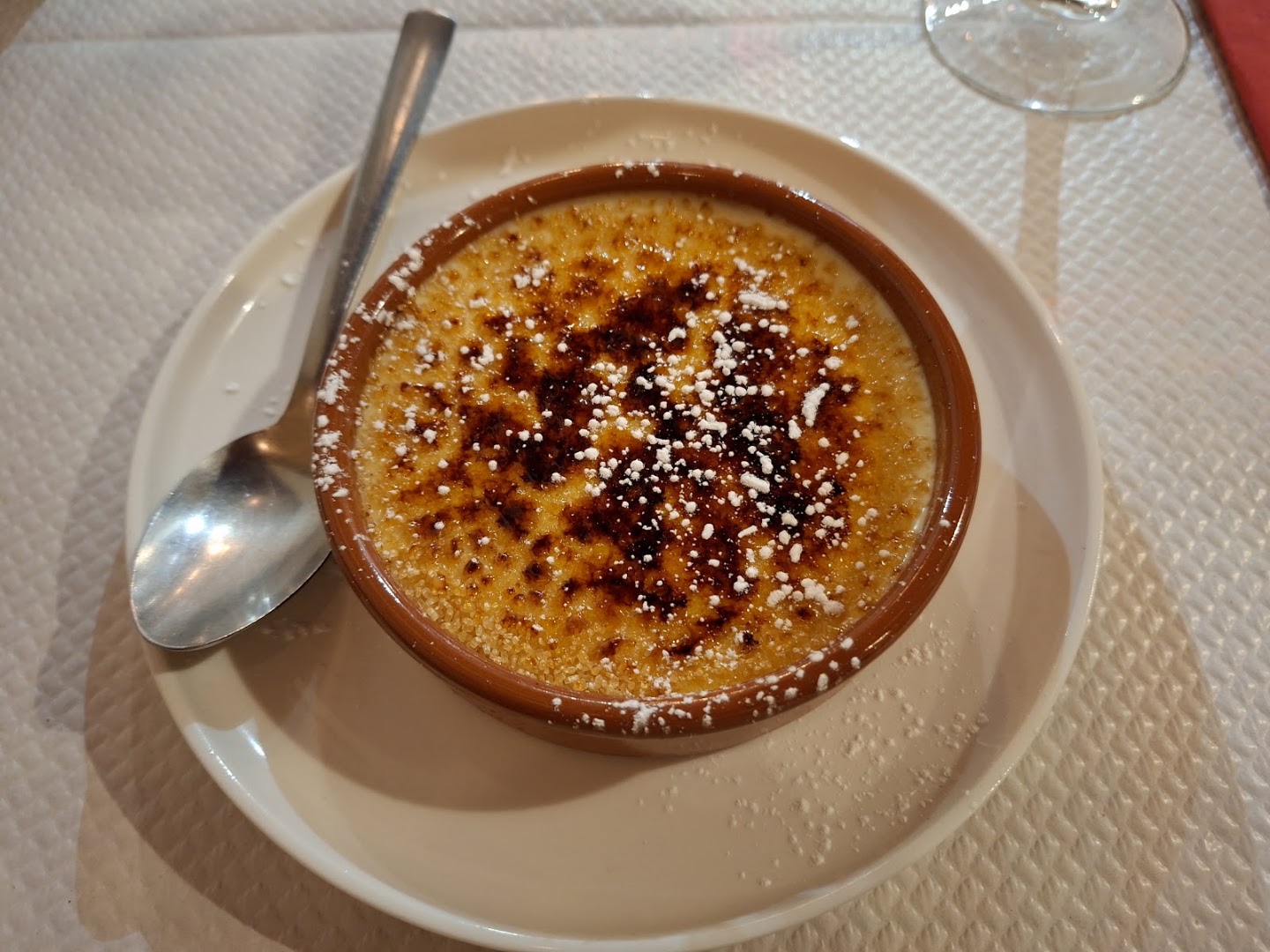 Crème brûlée caramélisée
